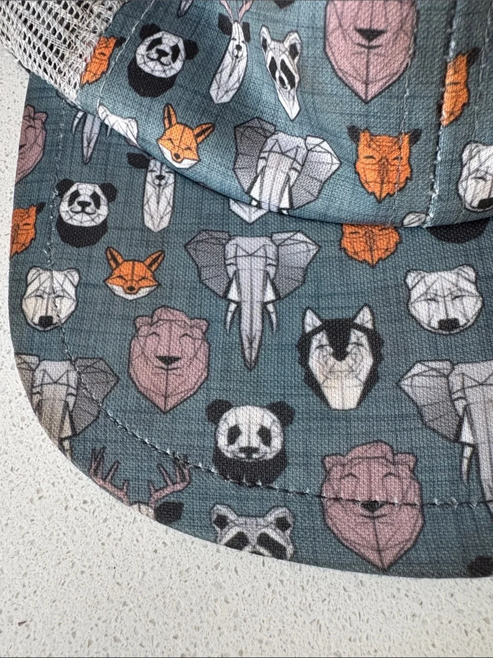 George Hats Geometric Animals Trucker Youth 3-5Y